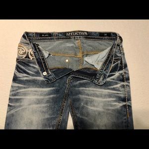 Affliction jeans, like new.